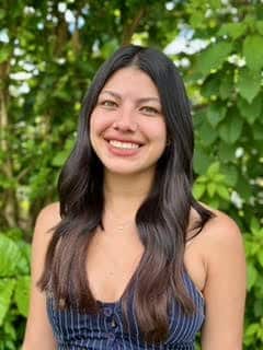 Gloriana Sánchez managing marketing and communications for Puerto Jiménez real estate office